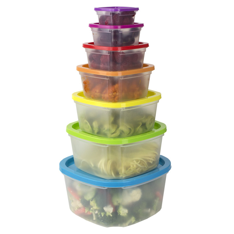 Wayfair Basics® 7 Container Food Storage Container Set & Reviews Wayfair